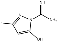 1H-Pyrazole-1-carboximidamide,5-hydroxy-3-methyl-(9CI) Struktur