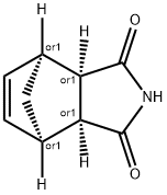 (1β,4β)-ビシクロ[2.2.1]ヘプタ-5-エン-2α,3α-ジカルボイミド 化学構造式