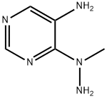 Pyrimidine, 5-amino-4-(1-methylhydrazino)- (6CI,8CI) Structure