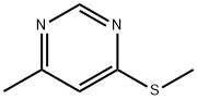Pyrimidine, 4-methyl-6-(methylthio)- (6CI,9CI) Struktur
