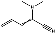 2,4-Pentadienenitrile,2-(dimethylamino)-(9CI) Struktur