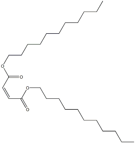 Maleic acid diundecyl ester Struktur