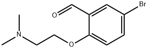 5-溴-2-[2-(二甲氨基)乙氧基]苯甲醛, 628306-12-7, 结构式