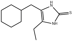 2H-Imidazole-2-thione,4-(cyclohexylmethyl)-5-ethyl-1,3-dihydro-(9CI) Structure