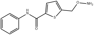 2-Thiophenecarboxamide,5-[(aminooxy)methyl]-N-phenyl-(9CI) Structure