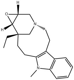(1aR,13S,13aS)-13-Ethyl-1a,4,5,10,11,12,13,13a-octahydro-10-methyl-2H-3,13-methanooxireno[9,10]azacycloundecino[5,4-b]indole Struktur