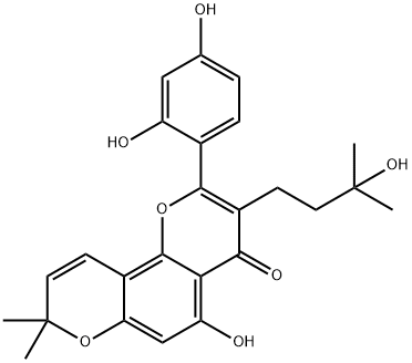 Morusinol 化学構造式