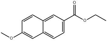 ethyl 6-Methoxy-2-naphthoate 化学構造式