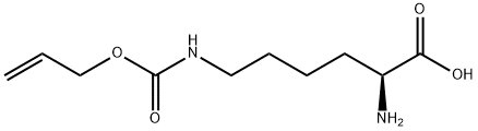 H-LYS(ALLOC)-OH 化学構造式
