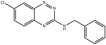 N-benzyl-3-chloro-7,9,10-triazabicyclo[4.4.0]deca-2,4,7,9,11-pentaen-8 -amine Structure