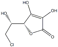 6-chloro-6-deoxyascorbic acid Struktur