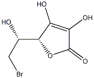 (R)-5-((R)-2-溴-1-羟乙基)-3,4-二羟基呋喃-2(5H)-酮, 62983-44-2, 结构式