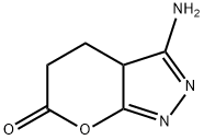 Pyrano[2,3-c]pyrazol-6(3aH)-one,  3-amino-4,5-dihydro- Struktur
