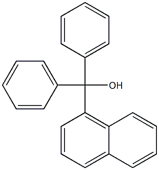 α,α-Diphenylnaphthalene-1-methanol Structure