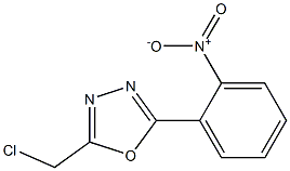 2-(chloromethyl)-5-(2-nitrophenyl)-1,3,4-oxadiazole Structure