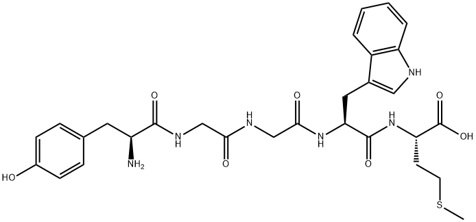 enkephalin-Met, Trp(4)- Struktur