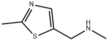 Methyl[(2-Methyl-1,3-thiazol-5-yl)Methyl]aMine 化学構造式