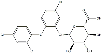 Irgasan DP 300 Glucuronide 结构式