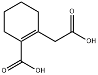 2-(CARBOXYMETHYL)-1-CYCLOHEXENE-1-CARBOXYLIC ACID(WX191701) Struktur