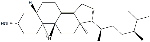 菜油甾醇, 632-32-6, 结构式