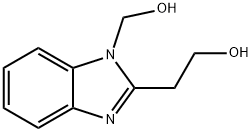 1H-Benzimidazole-2-ethanol,1-(hydroxymethyl)-(9CI) Structure
