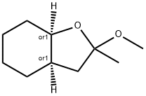 Benzofuran, octahydro-2-methoxy-2-methyl-, (3aR,7aR)-rel- (9CI) Structure