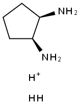 1,2-Cyclopentanediamine,conjugatemonoacid,compd. 结构式