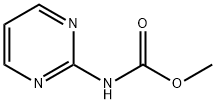 2-(methoxycarbonylamino)pyrimidine 化学構造式