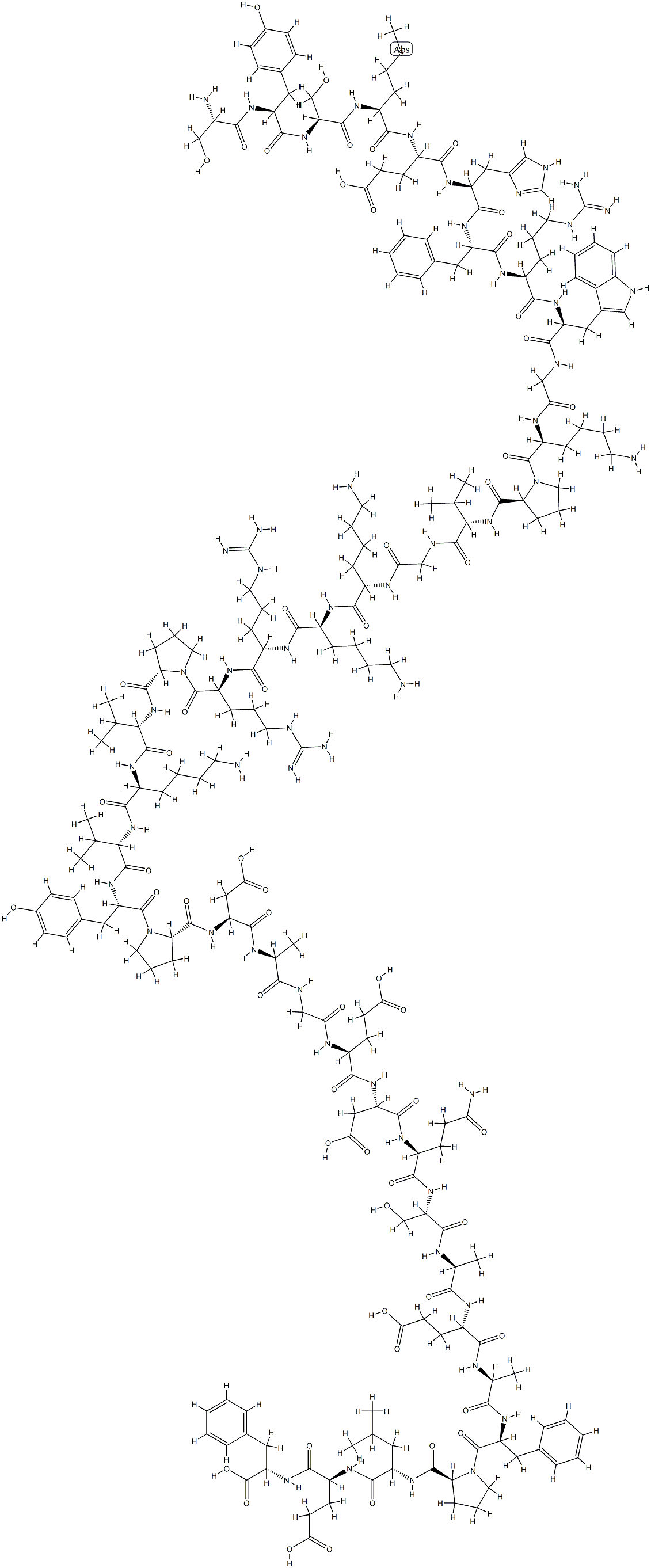 丝拉克肽 结构式