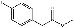 4-ヨードフェニル酢酸メチル 化学構造式