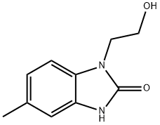 2H-Benzimidazol-2-one,1,3-dihydro-1-(2-hydroxyethyl)-5-methyl-(9CI) Structure