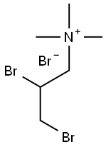 1-Propanaminium,2,3-dibromo-N,N,N-trimethyl-, bromide (1:1) Structure