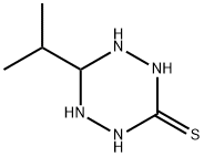 1,2,4,5-Tetrazine-3(2H)-thione,tetrahydro-6-(1-methylethyl)-(9CI) Struktur