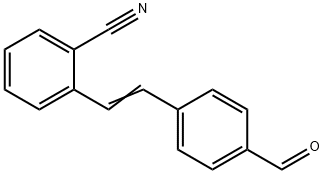 Benzonitrile, 2-[2-(4-formylphenyl)ethenyl)- 结构式