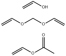 聚乙烯醇缩甲醛, 63450-15-7, 结构式