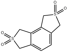 1,3,6,8-Tetrahydro-benzo[1,2-c:3,4-c']dithiophene 2,2,7,7-tetraoxide Structure