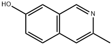 3-甲基-7-羟基异喹啉,63485-73-4,结构式