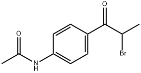 1-(4-乙酰氨基苯基)-Α-溴代-1-丙酮,63514-63-6,结构式