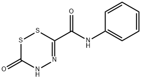 1,2,4,5-Dithiadiazine-3-carboxamide,5,6-dihydro-6-oxo-N-phenyl-(9CI) Structure