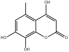 2H-1-Benzopyran-2-one,4,7,8-trihydroxy-5-methyl-(9CI) Structure