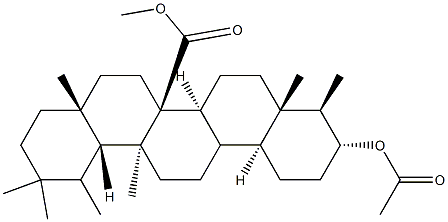 3α-(Acetyloxy)-D:A-friedooleanan-26-oic acid methyl ester Structure