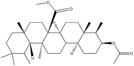 3β-(Acetyloxy)-D:A-friedooleanan-26-oic acid methyl ester Structure