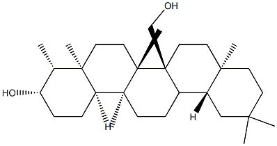 D:A-Friedooleanane-3β,26-diol Struktur