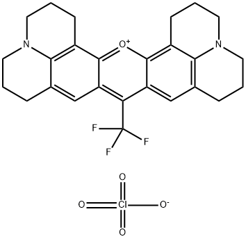 63561-42-2 2,3,6,7,12,13,16,17-オクタヒドロ-9-(トリフルオロメチル)-1H,5H,11H,15H-キサンテノ[2,3,4-ij:5,6,7-i'j']ジキノリジン-18-イウム·過塩素酸アニオン