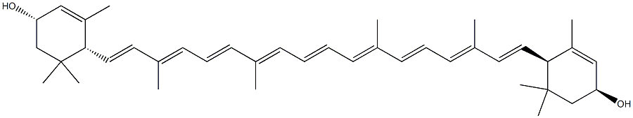 (3S,3'S)-ε,ε-Carotene-3,3'-diol,63597-83-1,结构式