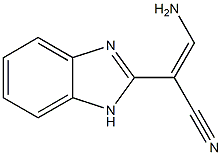 1H-Benzimidazole-2-acetonitrile,alpha-(aminomethylene)-(9CI) Structure