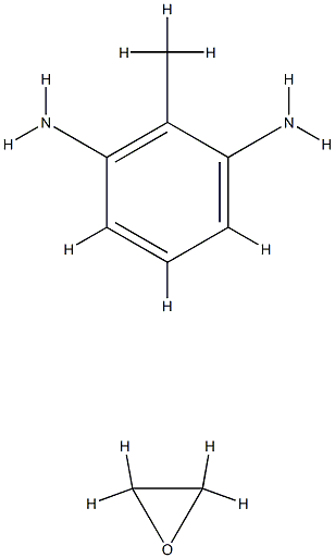 1,3-Benzenediamine, ar-methyl-, polymer with oxirane Struktur