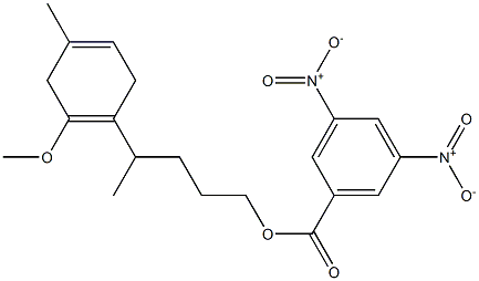 2-Methoxy-δ,4-dimethyl-1,4-cyclohexadiene-1-(1-butanol)3,5-dinitrobenzoate|