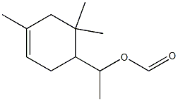 alpha,4,6,6-tetramethylcyclohex-3-ene-1-methyl formate 结构式