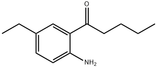 1-Pentanone,1-(2-amino-5-ethylphenyl)-(9CI),637028-37-6,结构式